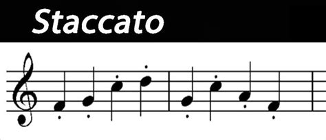 what is a staccato in music