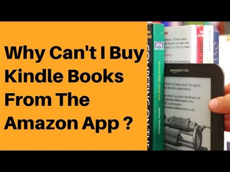 Why Can't I Buy Kindle Books on Amazon: A Multi-perspective Analysis